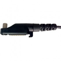 WHITE EARPHONE BUD STYLE EARPIECE WITH UNIVERSAL CONNECTOR