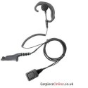 G -shaped Motorola DP3400/DP4400 Overt Earpiece