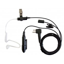 High Quality 3-wire Covert Motorola 2-pin Connector Earpiece