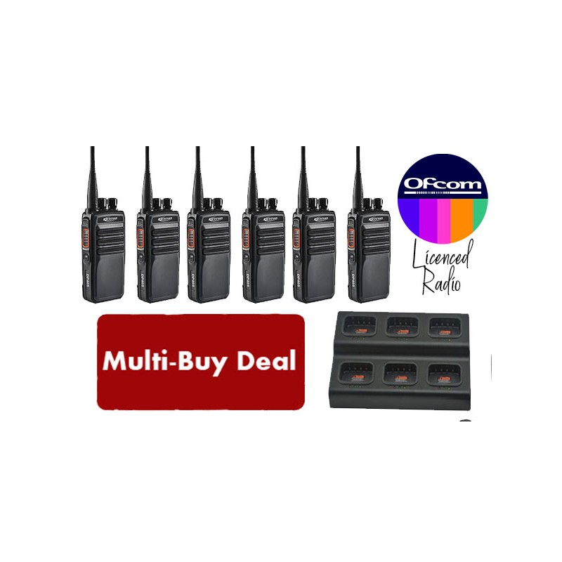 Licenced Two Way Radio | Walkie Talkie with Earpiece