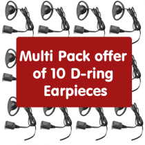 Multi-Buy offer Kirisun 2-pin D-ring Earpiece