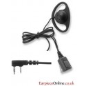 D-Ring Kenwood 2-pin Covert Earpiece