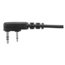WHITE EARPHONE BUD STYLE EARPIECE FOR THE KENWOOD 2-PIN RADIO